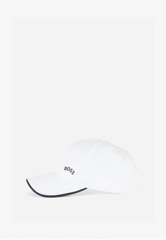 Hugo Boss White Cap Bold Curved Hat in Saudi Arabia