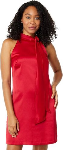 Vince Camuto Women's Crepe Back Satin Bow Neck Shift Dress in Saudi Arabia