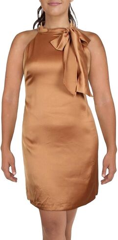 Vince Camuto Women's Crepe Back Satin Bow Neck Shift Dress in Saudi Arabia