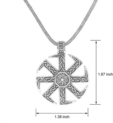 ماي شيب قلادة سلافية كولوفرات قلادة سلافية على شكل عجلة الشمس من مجوهرات كولوفرات باغان, الزنك in Kuwait