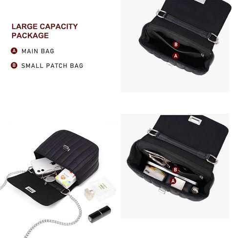 محفظة لطيفة للمراهقات، حقيبة كتف مبطنة حول الجسم للفتيات مع هدية على شكل قلب in Kuwait