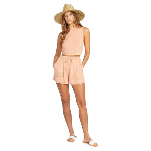 Volcom Women's Lived in Lounge Mock Neck Muscle Tank in Saudi Arabia