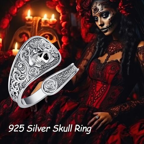 925 Sterling Silver Butterfly Dragonfly Ring for Women Vintage Dragonfly Jewelry Gothic Gifts Adjustable Open Ring in Saudi Arabia