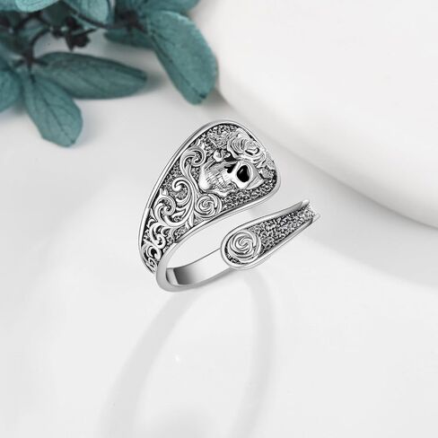 925 Sterling Silver Butterfly Dragonfly Ring for Women Vintage Dragonfly Jewelry Gothic Gifts Adjustable Open Ring in Saudi Arabia