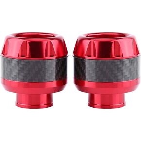 Front Fork Frame Slider, Wheel Crash Slider Wear Proof Anti Falling for Motorcycles (Red)