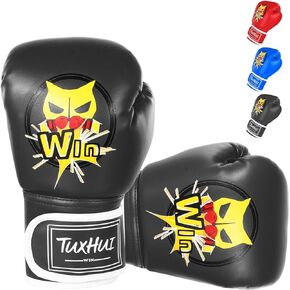 TUXHUI Kids Boxing Gloves for Kids Boys Girls Youth Age 5-12 Years Training Gloves for Punching Bag Kickboxing Muay Thai
