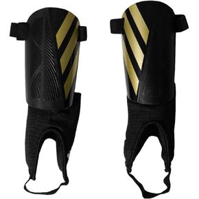 adidas Unisex-Kids Tiro Match Shinguard, Black/Gold Metallic/White, Large