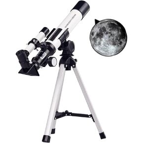 NOBLEDUCHESS Astronomical Telescope for Kids- Professional Stargazing HD Refractor Telescope 400mm Focal Length, High Magnification Astronomical Telescope to Observe Deep Space Stargazing