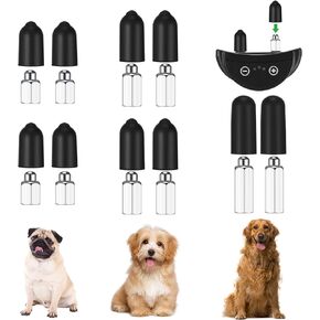 36 Pieces Column Rubber Sleeve Safe Prong Collar Cover Contact Points Replacement Part for Pet Dog Training Collars