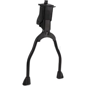 Tissting Center Mount Bicycle Stand Stainless Steel Material,Double Leg Bicycle Kickstands Foldable for Bikes with Frame Size of 26 Inches and Above