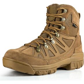 FREE SOLDIER Men's Waterproof Tactical Hiking Boots Military Work Boots Combat Boots