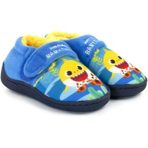 Vanilla Underground Pinkfong Baby Shark Slippers Boys Kids Blue Song Strap House Shoes