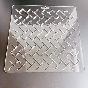 Acrylic Sashiko Stencil, Embroidery Pattern, Quilting Stencil for Hand Quilting and Embroidery