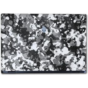 Carbon Fiber Laptop Skin Compatible with Alienware M16 R2 (2024) - Black Modern Camo - Premium 3M Vinyl Protective Wrap Decal Cover - Easy to Apply | Crafted in The USA by MightySkins