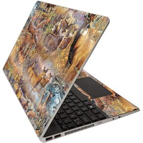 MightySkins Glossy Glitter Skin for HP Pavilion x360 15" (2020) - Conceal Snow | Protective, Durable High-Gloss Glitter Finish | Easy to Apply, Remove, and Change Styles | Made in The USA