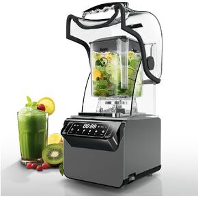 WantJoin 60 Oz Hot & Cold Countertop Cooking Blender, 24000RPM High-Speed Blender with 9 One Touch Programs, Soybean Milk Machine for Nut Butters,Soups,Shakes and Smoothies with 12H Delay Cook