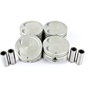 DNJ P129 Standard Piston Set For 2001-2011 / Hyundai, Kia/Accent, Rio, Rio5 / 1.6L / DOHC / L4 / 16V / 1599cc, 1600cc