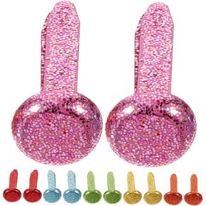 STOBOK 100pcs Colored Two-Legged Nails Decorative Nails Scrapbook Paper Fasteners DIY Brads Decorative Brads