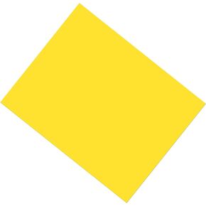 UCreate Coated Poster Board, 22" x 28", Yellow 25 Sheets