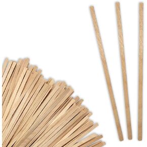 100 Wood (Bamboo) Applicator Mixing Stick 5" for Epoxy Resin Craft, Jewelry, Waxing by NetSellsIt