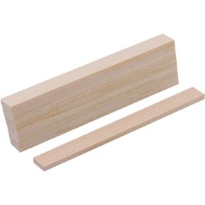 Bstinay 10 Pieces Bamboo Wood Strips 100mm/3.93" Wooden Craft Sticks for DIY Crafts