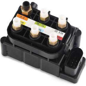 JDMON Air Suspension Valve Block Air Supply Compatible with Mercedes Benz 2007-2015 W164 W166 W221 W251 GL320 GL350 ML250 ML63 CL550 S350 S400 S550 S600 R320 R350 R500 Replaces 2123200358 2513200058