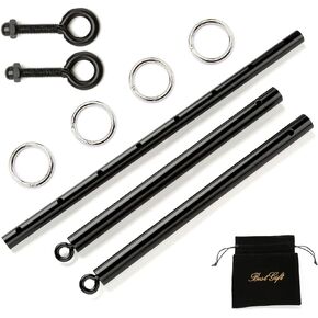 EXREIZST Black Adjustable Spreader Bar Set, Suitable for Sets Sports Training Fitness Gear Home Gyms Yage Sports