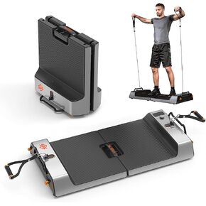 SQUATZ Apollo Board Smart Home Gym 265 LBS Resistance, Multifunctional All in One Gym, Cable Weight Machine with 3 Training Modes, Fitness Workout Equipment
