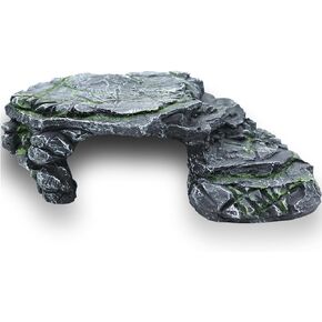 Extra Large Turtle Resting Basking Platform Reptile Terrarium Shale Rock Reptile Habitat Accessories Decorations Aquarium Decor Rock Landscaping Shale Scape Step Ledge & Cave Hideout
