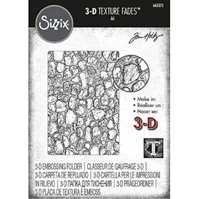 Sizzix TEX Fades EMB COBBLESTN2, Cobblestone #2