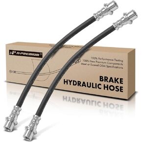 A-Premium Front Side Brake Hydraulic Hoses Compatible with Select Lexus and Toyota Models - GX460 2010-2017, GX470 2003-2009, 4Runner 2003-2017, FJ Cruiser 2007-2014 - Replace# 9094702D35(Pack of 2)