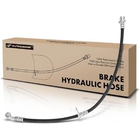 A-Premium Rear Driver or Passenger Brake Hydraulic Hose Compatible with Select Honda Models - Odyssey 2011-2017 - Replace# 01466TK8A00