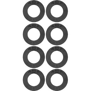 Micro Gainz Olympic Fractional Weight Plates Set, 8 Piece .50LB Olympic Weight Plates Set with Bag, Designed for Olympic Barbells for Strength Training and Micro Loading, Made in USA