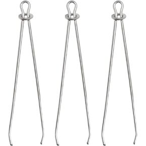 Rope Threader Clip 3 Pcs - Drawstring Threader Tool Sweatshirt String - Sweatpant & Hoodie String Threader - Clip Elastic Threader for Sewing with Stainless Steel