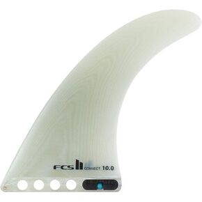 FCS II Connect Performance Glass Longboard Fin 10 inch Clear