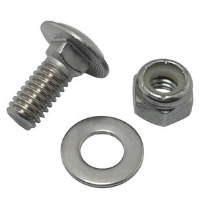 YTgilo 4 Sets Anti Slip Shoe Bolts 5/16-18 3/4 Stainless Steel Round Head Carriage Bolts Snow Blower Skid Shoe Mounting Bolt Kit for Home and Outdoor Use Carriages Door Frames