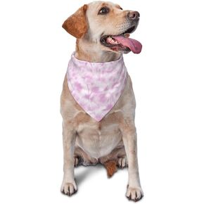vercosee Tie Dye Dog Bandanas Washable Dog Scarf Triangle Bibs Cute Pet Bandana,Reversible Bibs Scarf, Adjustable Dog Kerchief (Colorful)