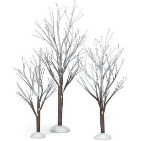 Department 56 Snow Village First Frost Trees (Set of 3)