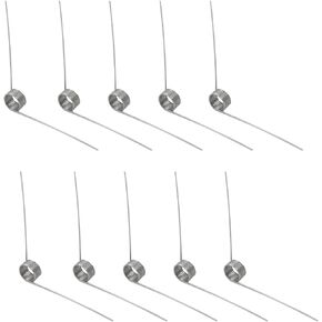 Oedema 90 Degree Small Springs OD 6mm Torsion Springs, 6 Coils 0.5mm Wire Diameter for Tools Maintenance & Carpentry DIY, Stainless Steel, 10 PCS