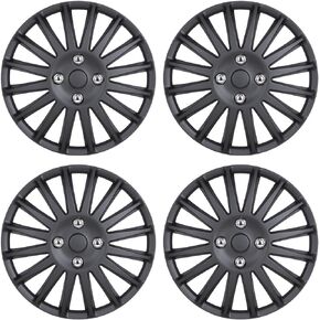 I1MOTOR Hubcaps 15"، غطاء حافة العجلة، أغطية محور R15 عالمية، سهلة التركيب على شاحنة بيك اب السيارة SUV، أغطية العجلات، مجموعة من 4، 15 بوصة، طلاء