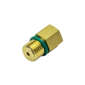 GlowShift Fuel Pressure Sensor Thread Adapter Compatible with 6.0L Ford F-250 F-350 Super Duty Power Stroke Diesel 2003-2007 - Installs to The Fuel Filter Housing - Includes O-Ring