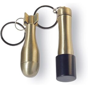 2Pcs Permanent Match Flint Match Keychain Flint Fire Starter Waterproof Emergency Survival Camping Keychain Lighter for Outdoor (No Oil Included)