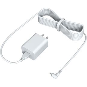 Replacement for Babysense Baby Monitor Charger Compatible with Babysense Video Baby Monitor V24R V43, 4.9FT Power Cord for Baby Monitor Babysense Charger (Not Fit Micro USB Port)