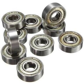 YC° Badass Sharks 10pcs Carbon Stainless Steel Skateboard Bearings Wheels ABEC-5 608ZZ Solver
