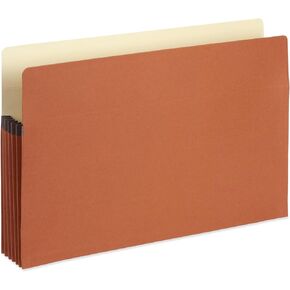Blue Summit Expanding File Pocket Organizer, Legal Size, 5.25" Expansion – 10 Pack