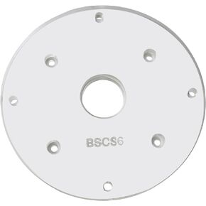 3/8" Thick 6" Circle Router Baseplate Upgrade with Bushing Compatibility for Bosch Colt PR20EVS…