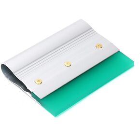 10 Inch Screen Printing Ink Squeegee with Aluminum Handle, 75 Durometer, Flat Squeegee for DIY Hand Printing, Flat Patterns