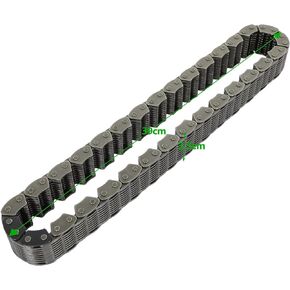 SCITOO Transfer Case Chain 1.25 Wide Round pin design HV022/HV-022 for BW1350/BW1354/NP207/NP231 Series/NP233 Series