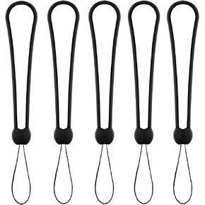 YOUOWO Wrist Lanyard 10 PCS phone wrist lanyard Straps Hand Lanyards small short Silicone Rubber Charms for cellPhone pen Umbrella water cup kettle Camera USB Thumb Drives Keys Badges