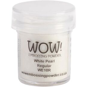 Wow Embossing Powder 15ml, White Pearl